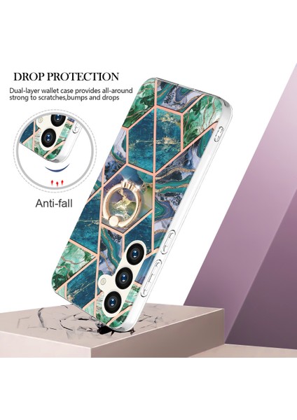 Samsung Galaxy S24 Tpu Case Kickstand Mermer Telefon Kapağı (Yurt Dışından) fiyatları