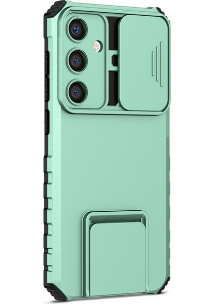 Samsung Galaxy S24+ Cep Telefonu Kılıfları Slayt Lens Kalkanı Pc+ Tpu Kickstand Cover (Yurt Dışından) fiyatları