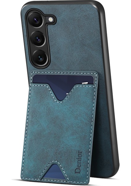 Samsung Galaxy S24+ Şok Geçirmez Deri+ Tpu Telefon Kapağı Kart Yuvalı (Yurt Dışından) fırsatları