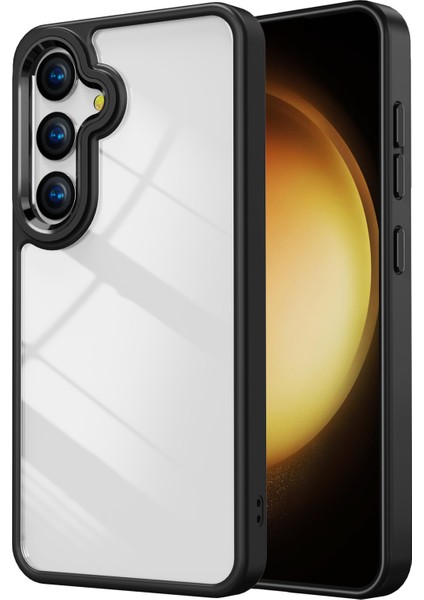 Samsung Galaxy S24 Cep Telefonu Kılıfı Tpu+Akrilik Net Kıvrık Anti-Clatf Cover (Yurt Dışından)
