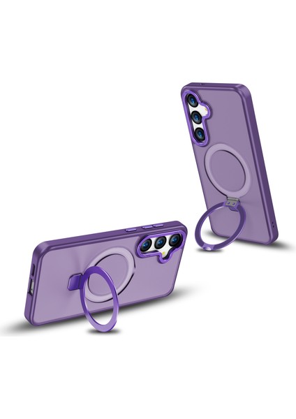 Samsung Galaxy S24+ Anti-Drop Tpu+ Pc Kickstand Telefon Kapağı Magsafe ile Uyumlu (Yurt Dışından) fırsatları