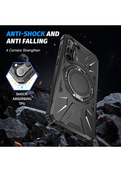 Samsung Galaxy S24+ Manyetik Anti-Drop Tpu+ Pc Telefon Koruyucusu (Yurt Dışından) fırsatları