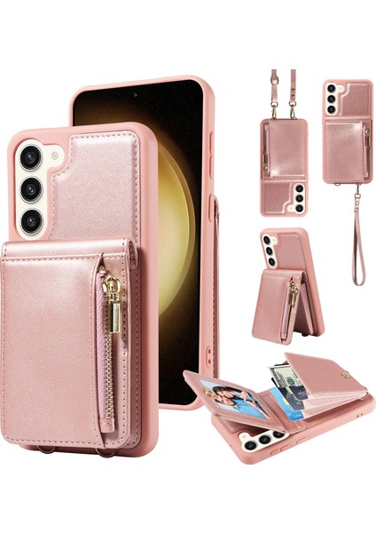 Samsung Galaxy S24 Pu+Tpu Rfıd Cüzdan ve Kickstand ile Telefon Kabuğu (Yurt Dışından)