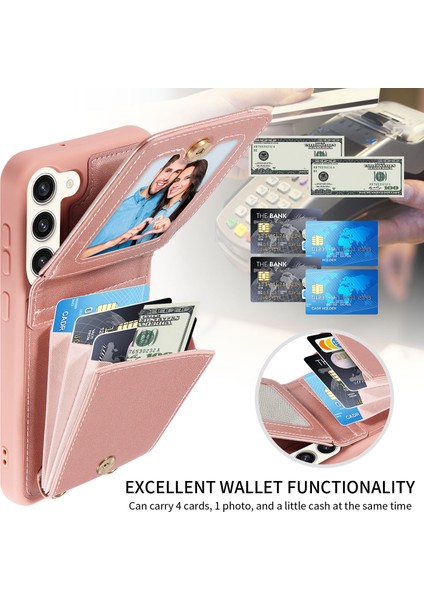Samsung Galaxy S24 Pu+Tpu Rfıd Cüzdan ve Kickstand ile Telefon Kabuğu (Yurt Dışından) fırsatları
