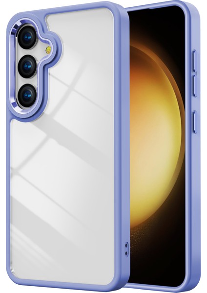 Samsung Galaxy S24 Cep Telefonu Kılıfı Tpu+Akrilik Net Kıvrık Anti-Clatf Cover (Yurt Dışından)