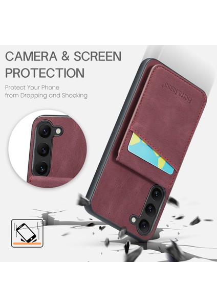 Samsung Galaxy S24+ Rfıd Engelleme Pu Deri+ Tpu Telefon Kapağı (Yurt Dışından) modelleri