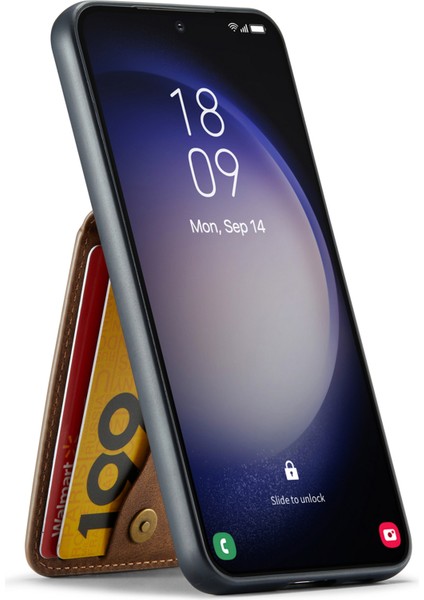 Samsung Galaxy S24+ Rfıd Engelleme Pu Deri+ Tpu Telefon Kapağı (Yurt Dışından) fırsatları