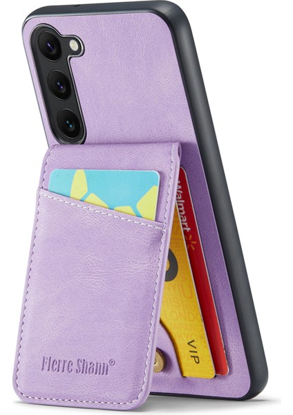Samsung Galaxy S24+ Rfıd Engelleme Pu Deri+ Tpu Telefon Kapağı (Yurt Dışından)