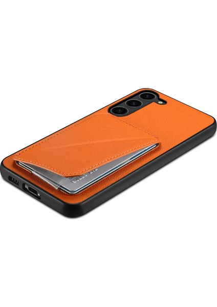 Samsung Galaxy S24+ Kart Tutucu Kickstand Deri+Pc+Tpu Cep Telefon Kılıfı (Yurt Dışından) indirimleri