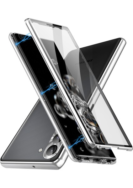 Samsung Galaxy S24 Metal Çerçeve Çift Yan Temsilli Cam Arka Kapak (Yurt Dışından) modelleri