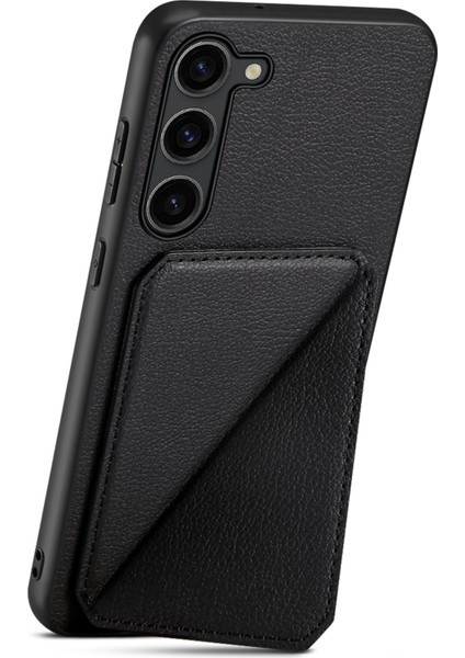 Samsung Galaxy S24+ Kart Tutucu Kickstand Deri+Pc+Tpu Cep Telefon Kılıfı (Yurt Dışından) modelleri