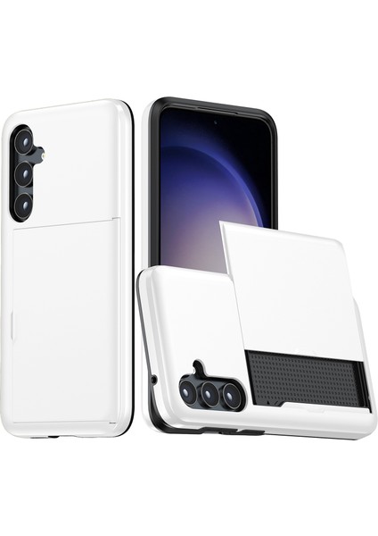 Samsung Galaxy S24+ Tpu + Pc Telefon Kapağı Slayt Kartı Tutucu (Yurt Dışından) fiyatları