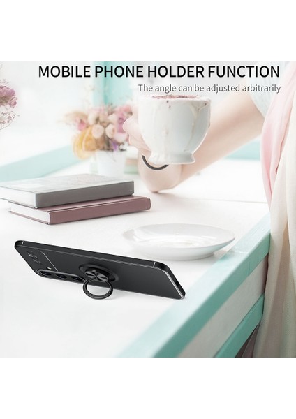 Samsung Galaxy S24+ Çizgiye Karşı Çizgiye Karşı Tpu Telefon Koruyucu Kapak Parmak Yüzük Kickstand (Yurt Dışından) fırsatları