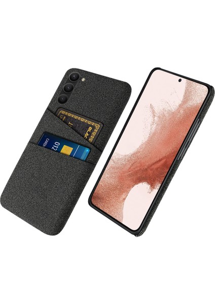 Samsung Galaxy S24 Çizgiye Dönem Anti-Slatch Telefon Kapağı Pc+Bez Kabuğu 2 Kart Yuvası (Yurt Dışından)