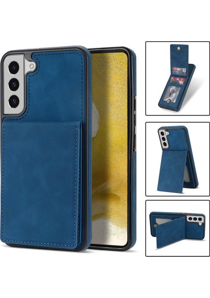 Samsung Galaxy S24+ Telefon Kılıfı Pu Deri Kart Tutucu Kapağı (Yurt Dışından)