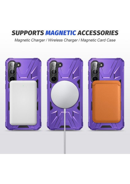 Samsung Galaxy S24+ Manyetik Anti-Drop Tpu+ Pc Telefon Koruyucusu (Yurt Dışından) modelleri