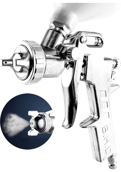 Üstten Depolu Profesyonel 1.3 mm 600 cc Boya Sprey Tabancası fiyatları