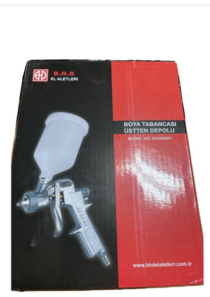 Üstten Depolu Profesyonel 1.3 mm 600 cc Boya Sprey Tabancası modelleri