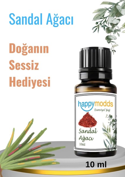 Sandal Ağacı Aromaterapi Uçucu Yağ Esansiyel Buhurdanlık Yağı 10 ml