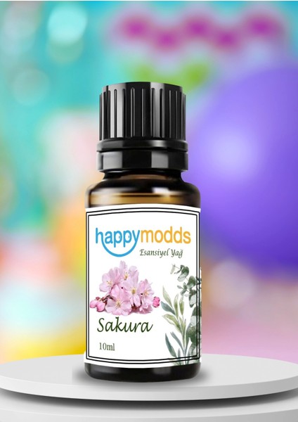 Sakura Çiçeği Aromaterapi Uçucu Yağ Esansiyel Buhurdanlık Yağı 10 ml