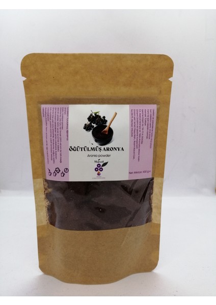 Öğütülmüş Aronya Tozu - 100 gr