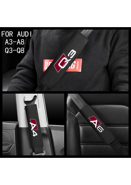 A3 1 Adet Araba Emniyet Kemeri Süs Peluş Deri Anti-Kürk Emniyet Kemeri Omuz Koruyucusu Audi A3A4A5A6A7A8Q3Q5Q7Q8 Oto Aksesuarları (Yurt Dışından) fiyatları