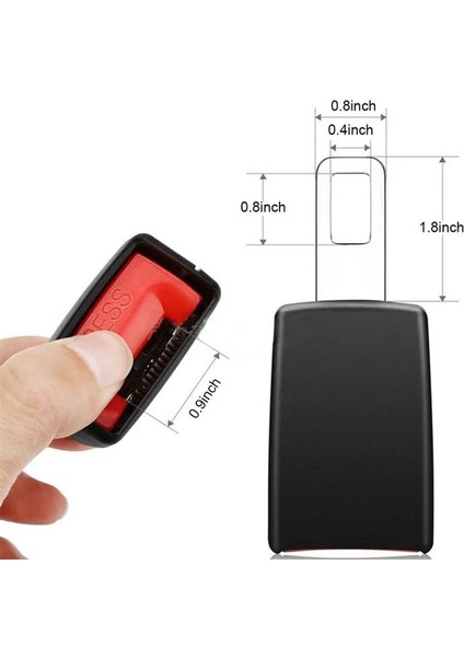 Siyah 36CM Emniyet Kemeri Uzatma Güvenlik Sertifikalı Tokalı Emniyet Kemeri Genişletici (Yurt Dışından) fırsatları