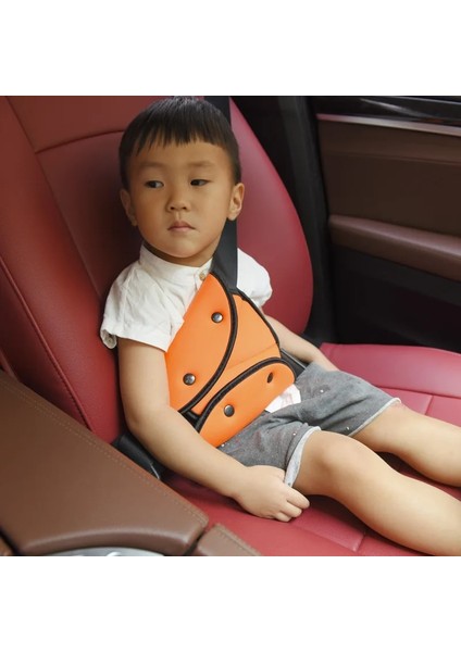 Kırmızı Çocuk Araba Koltuğu Emniyet Kemeri Ayarlanabilir Üçgen Emniyet Emniyet Kemeri Pad Tutucu Çocuk Koruma Araba Aksesuarları (Yurt Dışından) indirimleri
