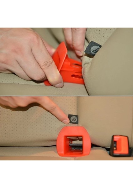 Kırmızı Yeni Mandal Kılavuzu! Binek Araç Çocuk Koltuğu Genel Isofix Arayüzü Kemer Mandalı Kılavuzu (Isofıx) Oto Araba Koltuğu Parçaları (Yurt Dışından) fiyatları