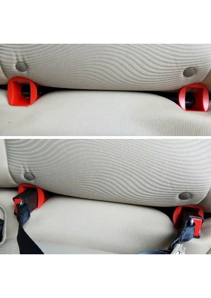 Kırmızı Yeni Mandal Kılavuzu! Binek Araç Çocuk Koltuğu Genel Isofix Arayüzü Kemer Mandalı Kılavuzu (Isofıx) Oto Araba Koltuğu Parçaları (Yurt Dışından) indirimleri