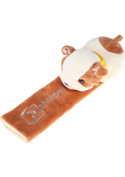 Gri Peluş Dolgu Çocuk Koltuğu Emniyet Kemeri Örtüsü Omuz Pedleri Koruma Oto Aksesuarları Sevimli Karikatür Araba (Yurt Dışından) fırsatları