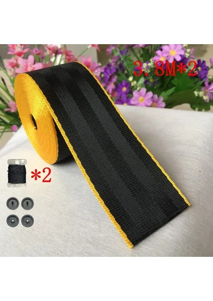 Y2 Koltuk 7.6 Metre Yarış Kemeri Sedan Emniyet Kemeri Suv Emniyet Kemeri Turuncu Altın Mavi Kırmızı Araba Aksesuarları Polyester Dokuma Evrensel 7.6 Ila 19 Metre (Yurt Dışından)