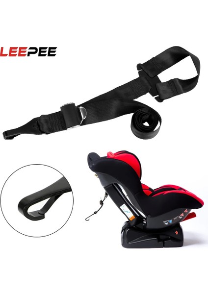 Leepee Çocuk Bebek Emniyet Kemerleri Bağlantı Kemerleri Araba Emniyet Koltuğu Arayüzü Mandalı Kemer Konnektörü Isofıx Kılavuz Yivleri (Yurt Dışından)