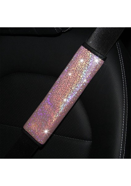 Pkk Yumuşak Emniyet Kemeri Omuz Pedleri Bling Rhinestone Emniyet Kemeri Omuz Korumak Kapak Yastık Renk Rhinestones Dekor Emniyet Kemeri Kapağı (Yurt Dışından)