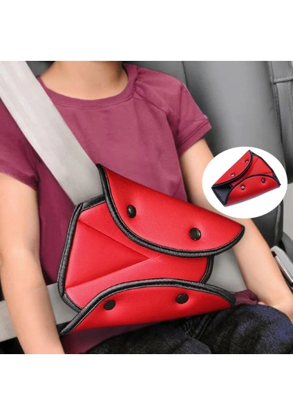 Turuncu Araba Güvenli Emniyet Kemeri Kapağı Yumuşak Ayarlanabilir Çocuk Emniyet Kemeri Fixer Üçgen Çocuk Boyun Koruma Kemerleri Için Anti-Çıkıntı (Yurt Dışından) modelleri