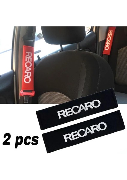Sparco Mavisi Için Çift Oto Araba Emniyet Kemeri Örtüsü Yastık Demeti Omuz Pedi Vaka Emniyet Kemeri Omuz Askısı Pedi Recaro Yarış Koltukları Koy (Yurt Dışından)