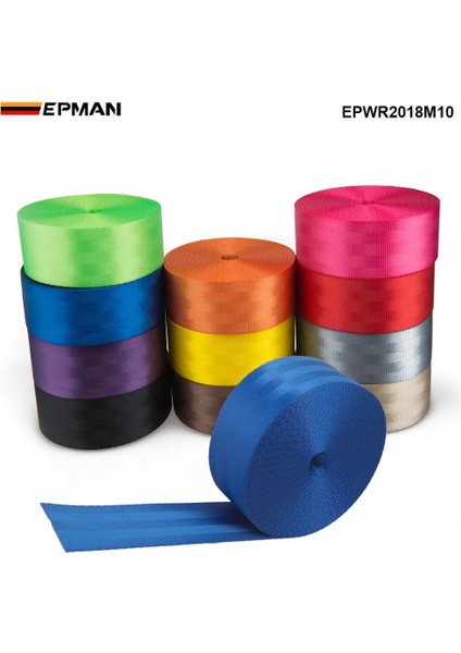 Mavi Epman 10 Metre Güçlendirmek Emniyet Kemeri Dokuma Kumaş Yarış Arabası Koltuğu Emniyet Kemerleri Koşum Dokuma Stra Epwr (Yurt Dışından) fiyatları
