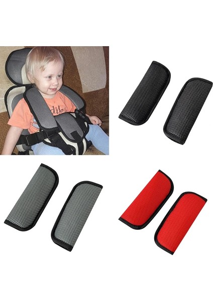 Siyah Ar Bebek Çocuk Emniyet Kemeri Omuz Kapak Koruyucu Bebek Arabası Koruma Kasık Emniyet Kemeri Kapak Araba Styling (Yurt Dışından) fiyatları