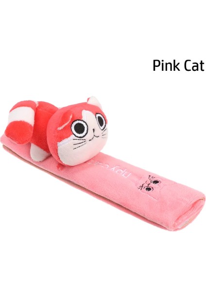 Pembe Kedi 1 Adet Karikatür Iç Emniyet Kemeri Koruyucu Yumuşak Pazen Üç Boyutlu Omuz Koruma Kayışı Araba Aksesuarları Genel Modeli (Yurt Dışından)