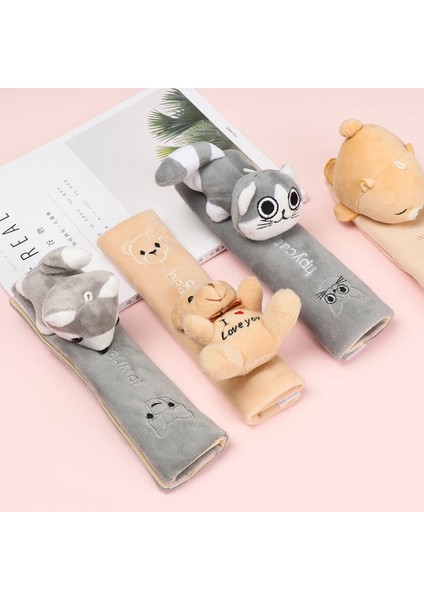 Pembe Kedi 1 Adet Karikatür Iç Emniyet Kemeri Koruyucu Yumuşak Pazen Üç Boyutlu Omuz Koruma Kayışı Araba Aksesuarları Genel Modeli (Yurt Dışından) fiyatları
