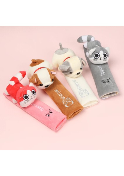 Pembe Kedi 1 Adet Karikatür Iç Emniyet Kemeri Koruyucu Yumuşak Pazen Üç Boyutlu Omuz Koruma Kayışı Araba Aksesuarları Genel Modeli (Yurt Dışından) modelleri