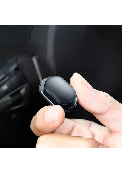 Siyah 4 Adet Dayanıklı Otomatik Askı Işaretsiz Uzun Hizmet Süresi Pürüzsüz Kenar Yapışkanlı Anahtar USB Kablosu Araba Kancası (Yurt Dışından) indirimleri