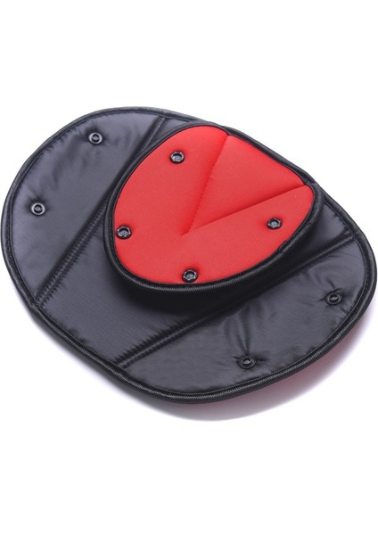 Kırmızı Araba Çocuk Emniyet Kemeri Tutucu Çocuk Boyun Koruma Kemeri Araba Emniyet Kemeri Kapağı Yumuşak Ayarlanabilir Üçgen Çarpışma Önleyici (Yurt Dışından) fırsatları