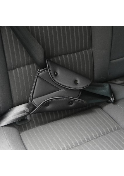 Siyah Araba Koltuğu Emniyet Kemeri Kapağı Sağlam Ayarlanabilir Üçgen Emniyet Emniyet Kemeri Ped Klipleri Bebek Çocuk Koruma Araba-Şekillendirici Araba Ürünleri (Yurt Dışından) fiyatları