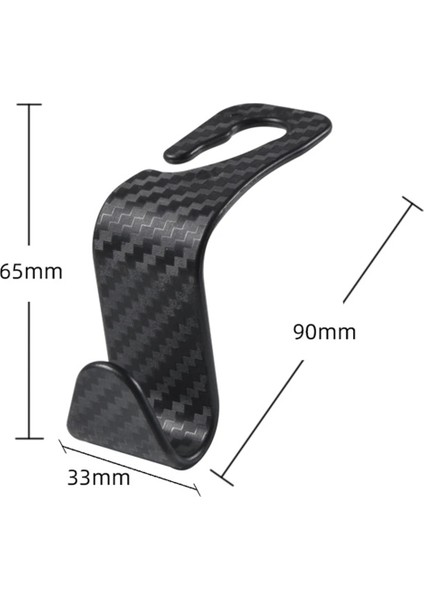 Ar Koltuk Kancası 15KG Rulman Arka Koltuk Kancası Kafalık Askı Depolama Organizatör Askı Depolama Kancası Karbon Fiber (Yurt Dışından) fırsatları