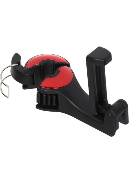 Kırmızı Telefon Tutucu ile Ayarlanabilir Araba Koltuğu Arka Kancalar Evrensel Araç Telefonları Tutmak Için Araba Kafalık Kancası Çanta Bakkal (Yurt Dışından)