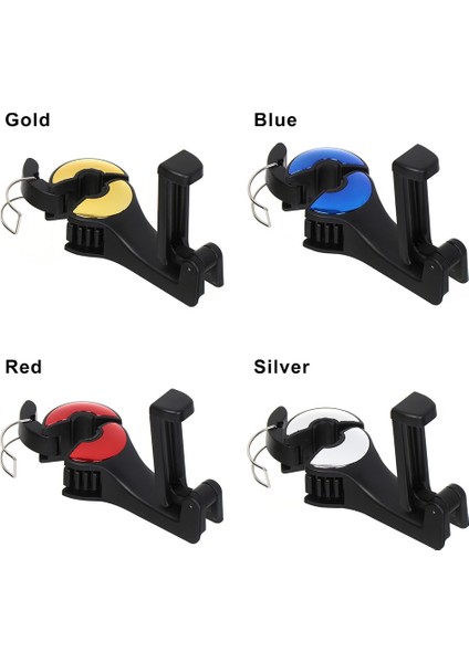 Kırmızı Telefon Tutucu ile Ayarlanabilir Araba Koltuğu Arka Kancalar Evrensel Araç Telefonları Tutmak Için Araba Kafalık Kancası Çanta Bakkal (Yurt Dışından) fırsatları