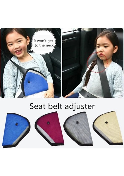 Bej Araba Omuz Demeti Kayışı Üçgen Araba Emniyet Kemeri Çocuk Bebek Çocuklar Için Ayarlayın Emniyet Kemeri Koruyucu Ayarlayıcı Emniyet Kemeri Kapağı (Yurt Dışından) fiyatları