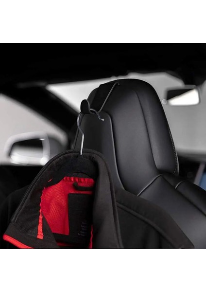 Siyah Araç Koltuğu Ceket Çanta Tutucu Kancalar, Koltuk Kafalık Arka Kanca, Torba Tutucu Elbise Askıları Tesla Model S Model X-Set Of2 Için Tasarlandı (Yurt Dışından) modelleri