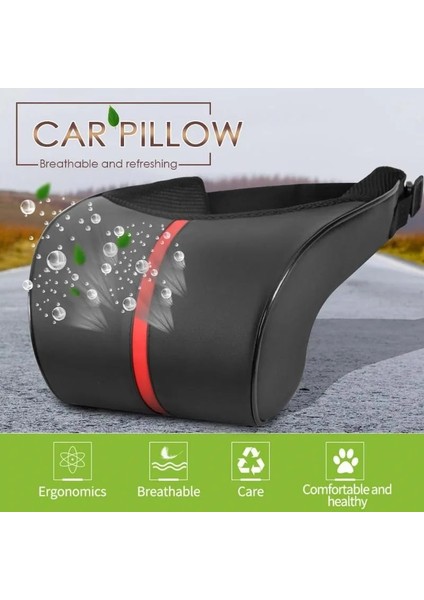 Şarap Kırmızısı Tarzı Araba Boyun Yastığı Ayarlanabilir Bellek Pamuklu Araba Kafalık Boyun Dayanağı Koruma Koltuk Minderi Yastık Araba Iç Aksesuarları (Yurt Dışından) modelleri